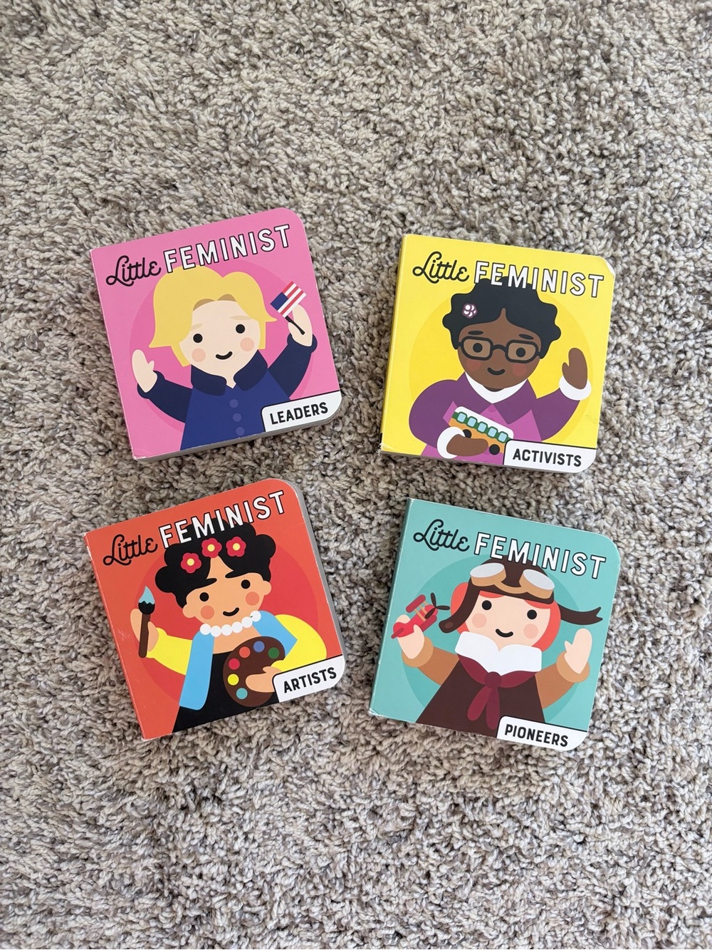 👸🏻Little Feminist Set of 4 Baby Board Books by Mudpuppy